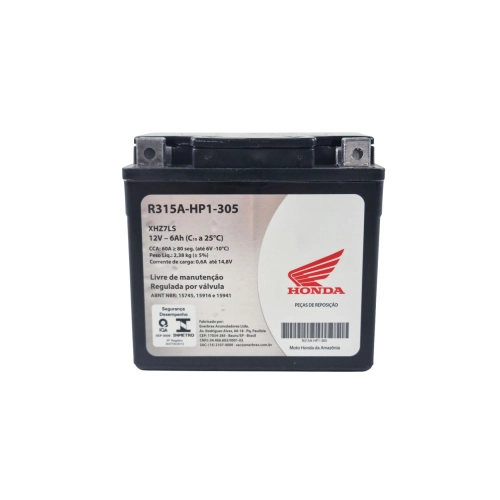 Bateria XHZ7LS 6Ah PCX 150 XRE 300 2014 a 2018 Original Honda Bateria XHZ7LS 6Ah PCX 150 XRE 300 2014 a 2018 Original Honda