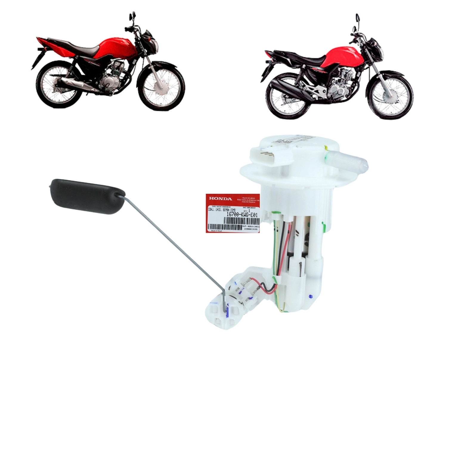 Bomba De Combustivel Cg Fan 125i Start 160 2016 A 2024 Original Honda