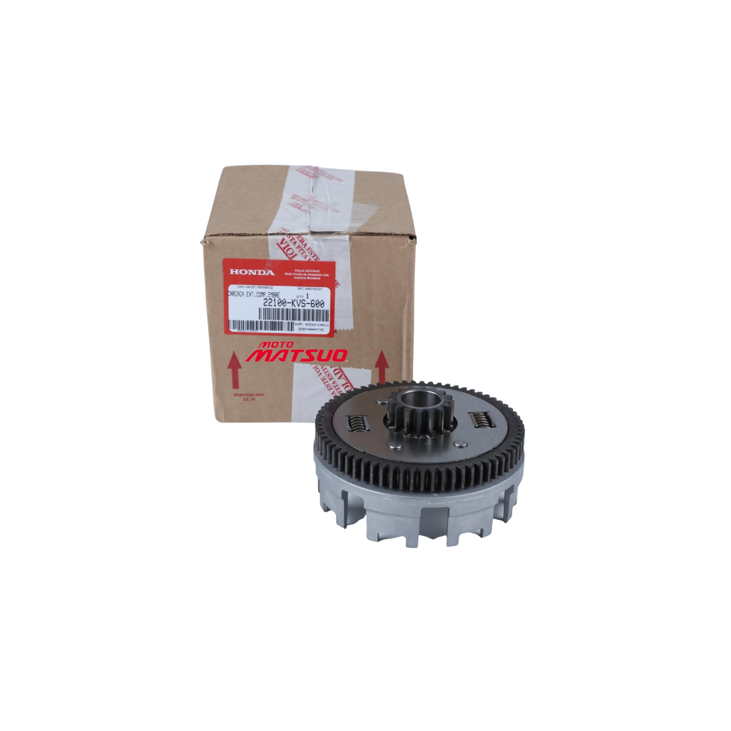 Carcaca Externa Embreagem Cg Titan 150 Ks 2004 a 2010 Partida Pedal Original Honda Carcaca Externa Embreagem Cg Titan 150 Ks 2004 a 2010 Partida Pedal Original Honda