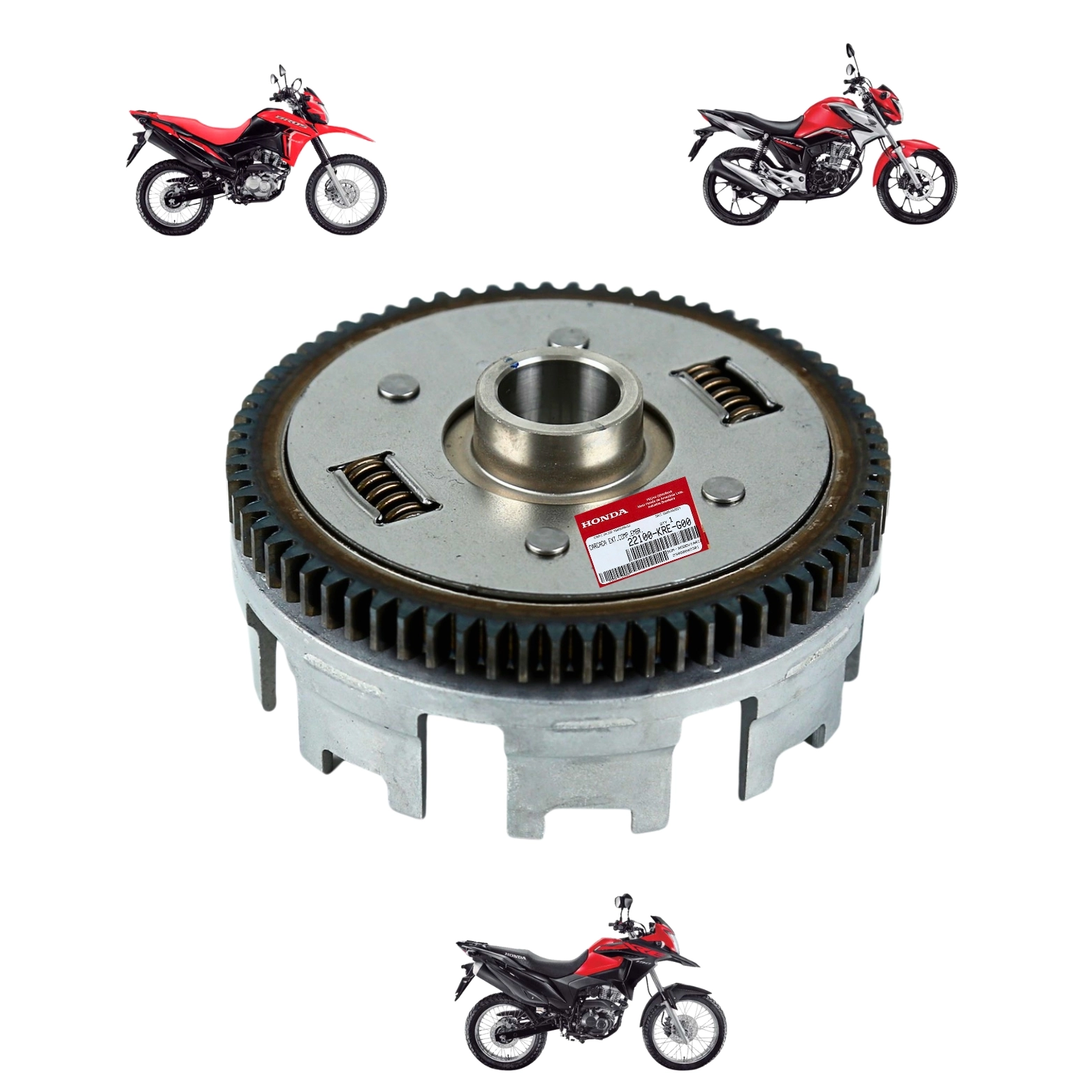 Carcaca Externa Embreagem Cg Titan Fan Cargo Start 160 Nxr Bros 160 Xre 190 Original Carcaca Externa Embreagem Cg Titan Fan Cargo Start 160 Nxr Bros 160 Xre 190 Original