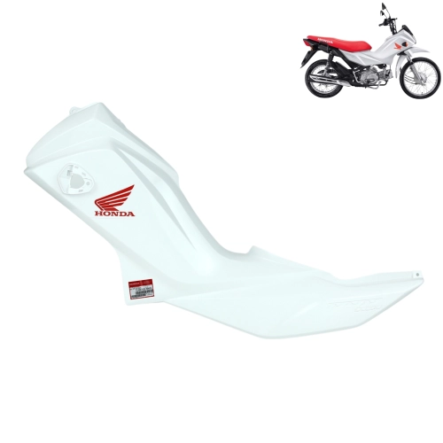 Carenagem Dianteira Esquerda Pop110i 2016 a 2017 2019 a 2024 Branco Ross Original Honda