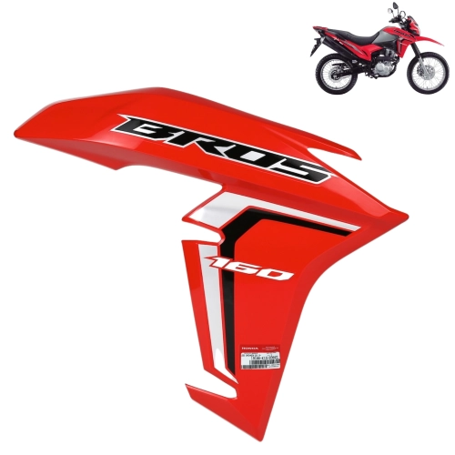 Carenagem Direita Tanque Nxr Bros 160 2022 2023 Vermelho Original Honda Carenagem Direita Tanque Nxr Bros 160 2022 2023 Vermelho Original Honda