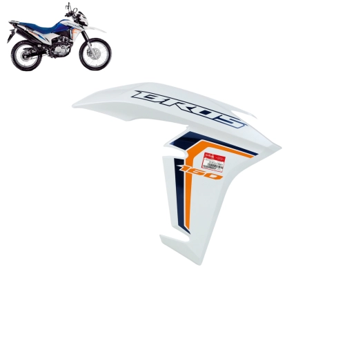 Carenagem Direita Tanque Nxr Bros 160 2024 Branco Original Honda Carenagem Direita Tanque Nxr Bros 160 2024 Branco Original Honda