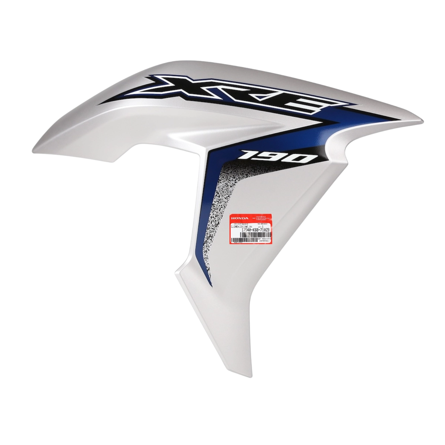 Carenagem Direita Tanque Xre 190 2018 2019 Prata Original