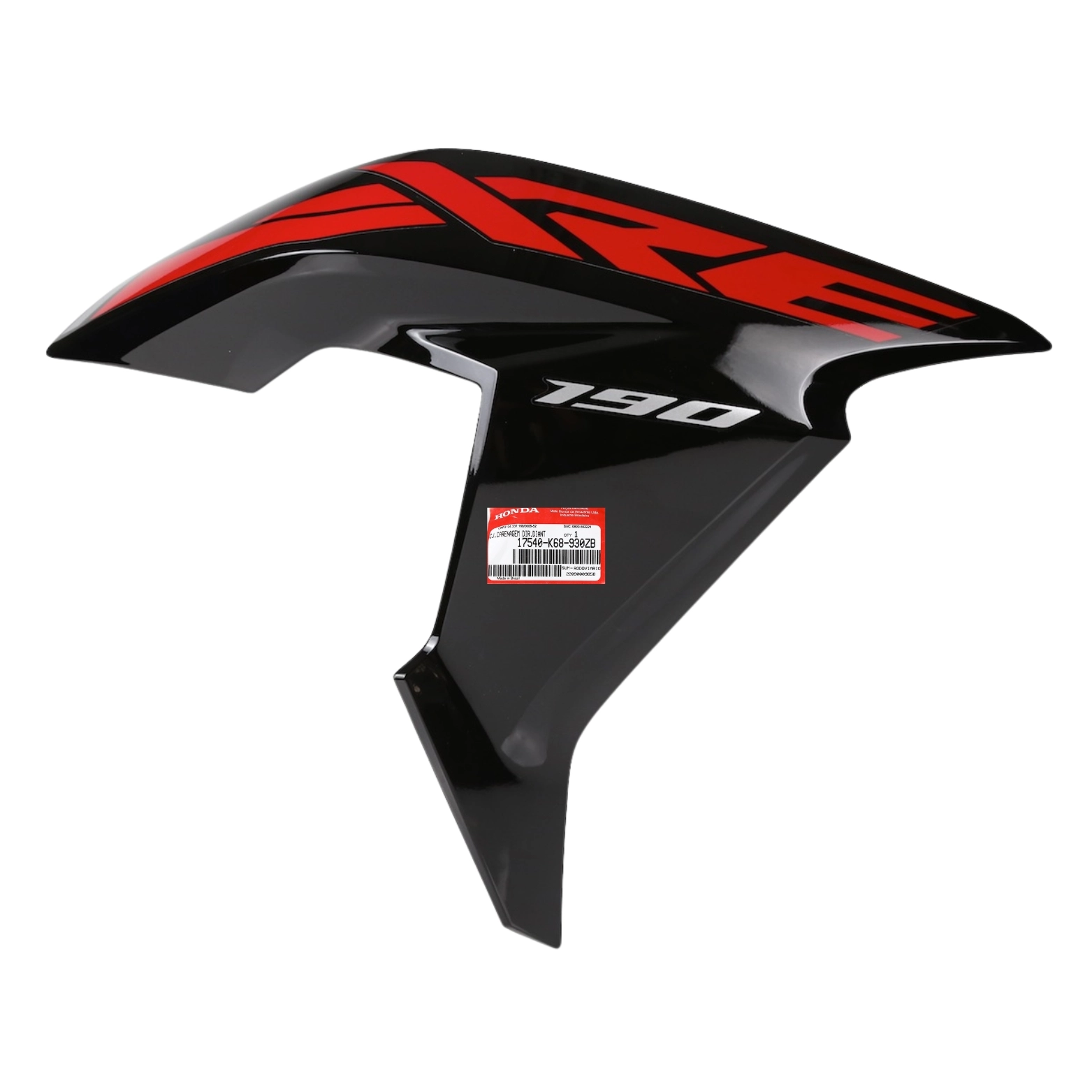 Carenagem Direita Tanque Xre 190 2022 2023 Vermelho Original Honda Carenagem Direita Tanque Xre 190 2022 2023 Vermelho Original Honda