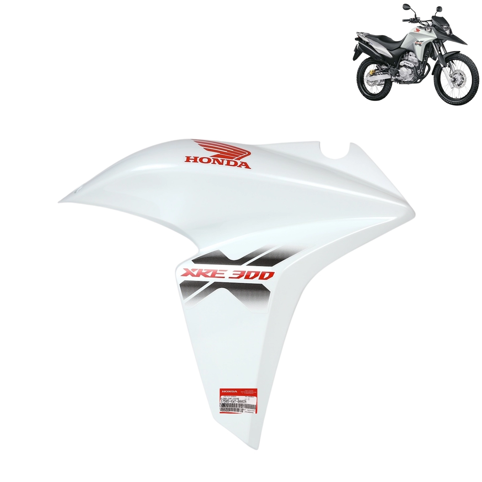 Carenagem Direita Tanque Xre 300 2014 Branco Original Honda Carenagem Direita Tanque Xre 300 2014 Branco Original Honda