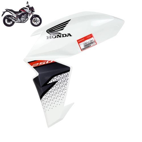 Carenagem Esq Tanque Cb 250f Twister 2019 Branco Original Carenagem Esq Tanque Cb 250f Twister 2019 Branco Original