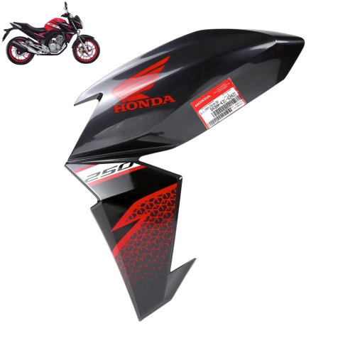 Carenagem Esquerda Tanque CB 250F Twister 2020 Vermelha Original Honda Carenagem Esquerda Tanque CB 250F Twister 2020 Vermelha Original Honda