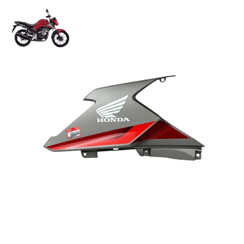 Carenagem Esquerda do Tanque CG 160 Titan EX 2025 2026 Para Moto Vermelha e Preta Original Honda