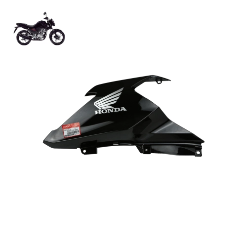 Carenagem Esquerda Tanque Cg Fan 160 2025 Preto Original Carenagem Esquerda Tanque Cg Fan 160 2025 Preto Original