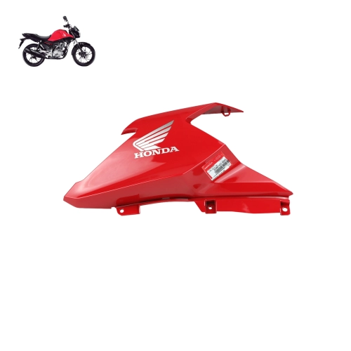 Carenagem Esquerda Tanque Cg Fan 160 2025 Vermelho Original Carenagem Esquerda Tanque Cg Fan 160 2025 Vermelho Original