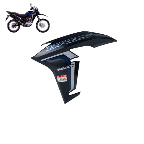 Carenagem Esquerda Tanque Nxr Bros 160 2024 Preto Original