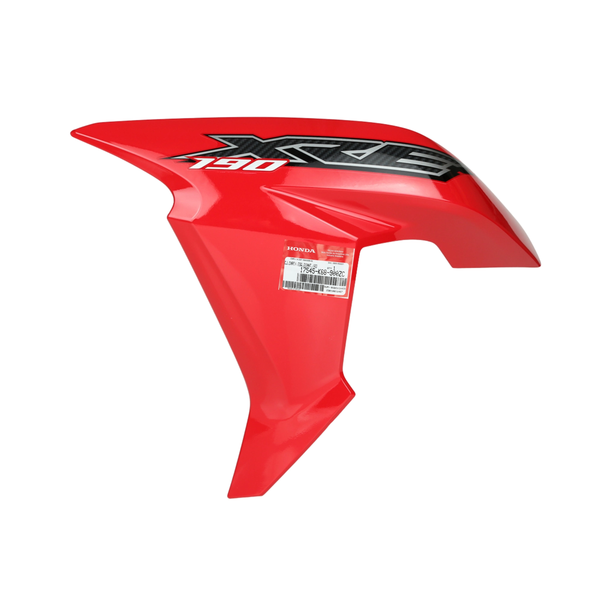Carenagem Esquerda Tanque Xre 190 2016 2017 Vermelho Original Honda