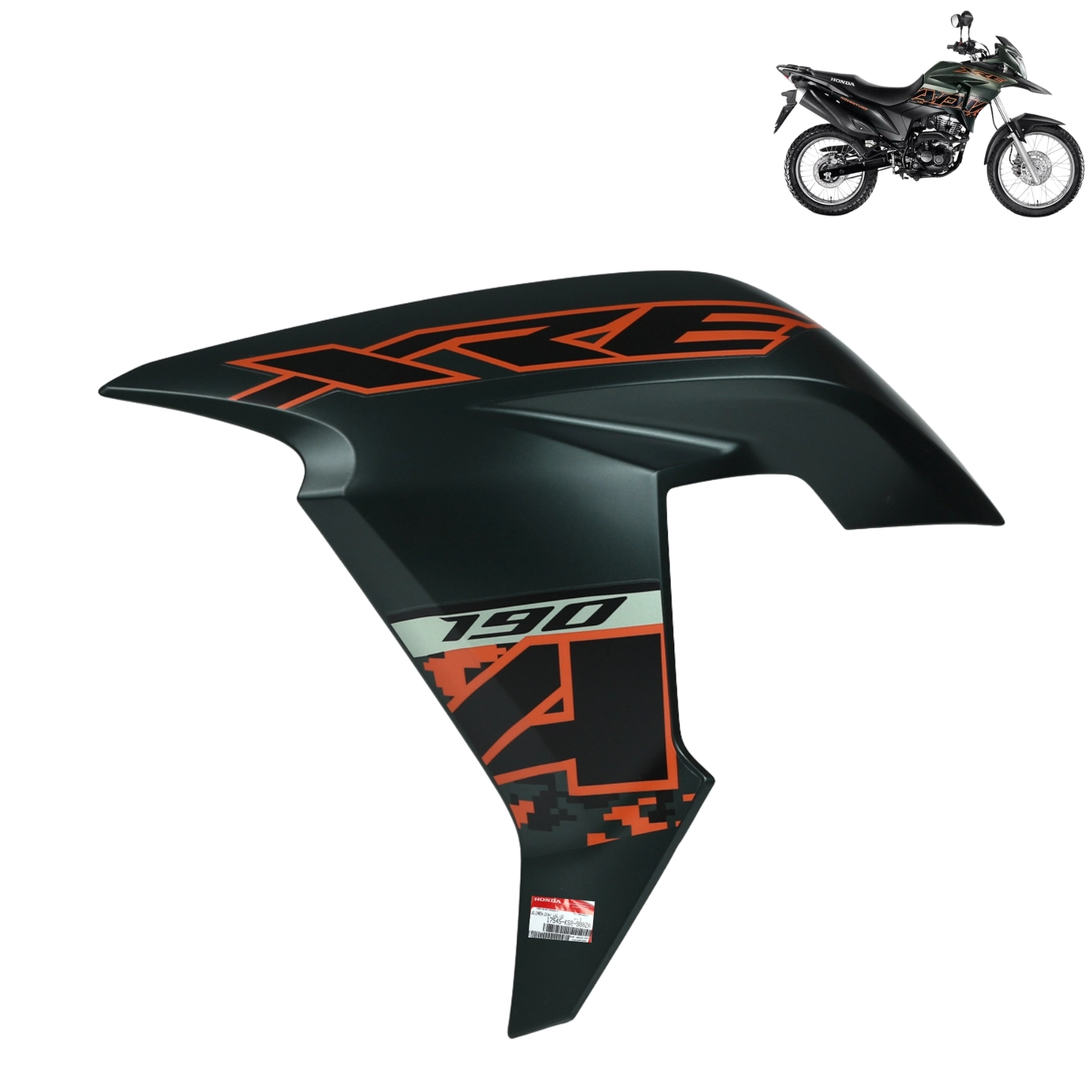 Carenagem Esquerda Tanque Xre 190 2024 Adventure Original Honda Carenagem Esquerda Tanque Xre 190 2024 Adventure Original Honda