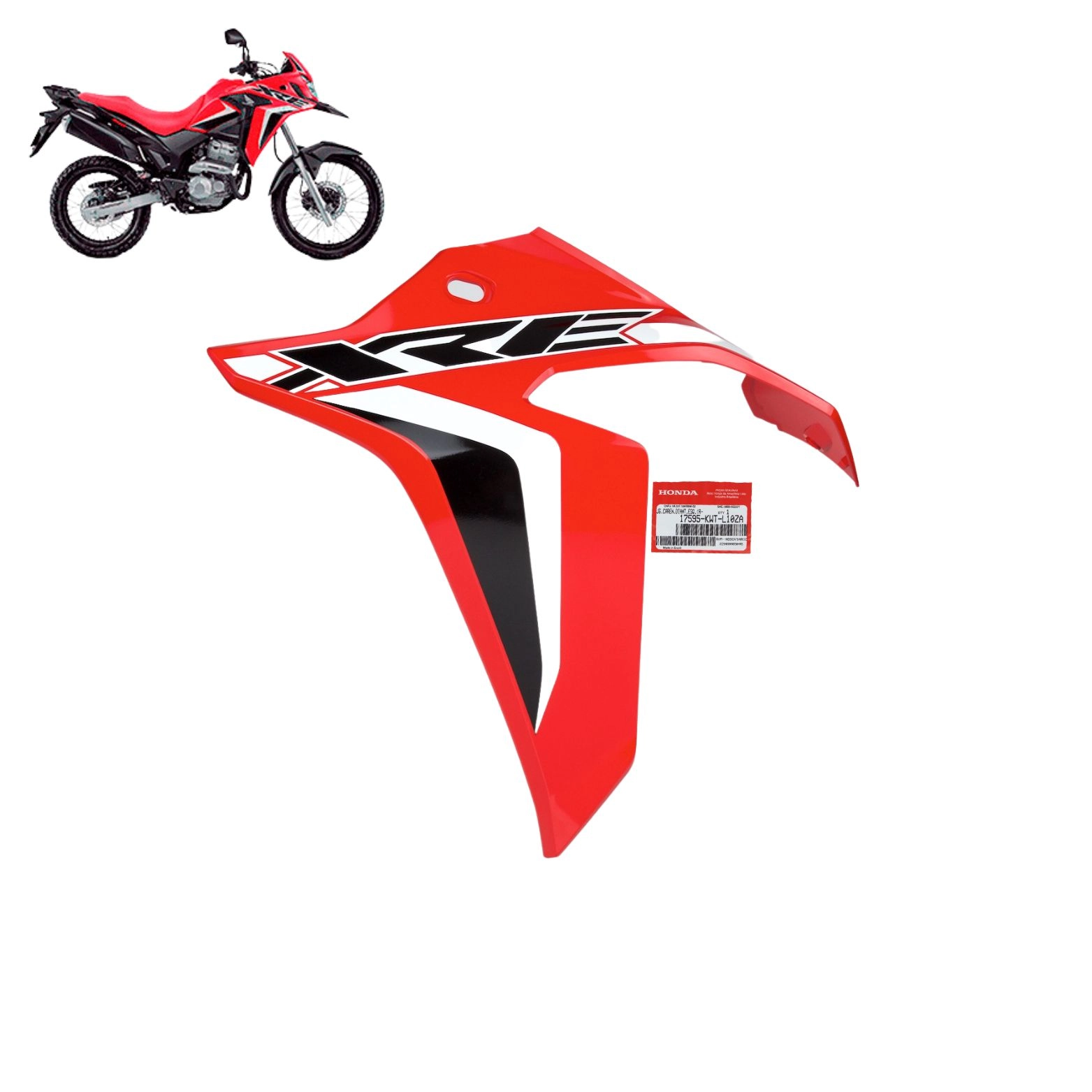 Carenagem Esquerda Tanque Xre 300 Rally 2022 2023 Vermelho Original Honda Carenagem Esquerda Tanque Xre 300 Rally 2022 2023 Vermelho Original Honda
