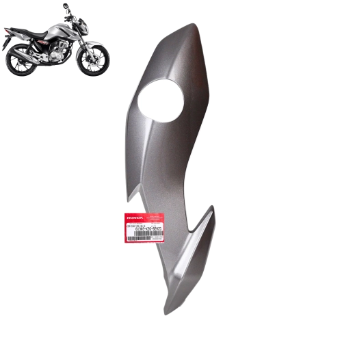 Carenagem Farol Esquerda Bananinha Fan 160 2023 Prata Original Honda