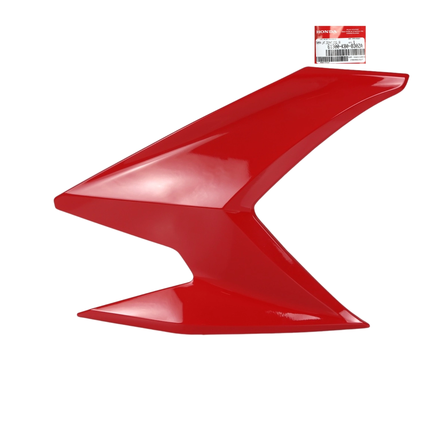 Carenagem Farol Esquerda Elite 125 2019 A 2021 Vermelho Original Honda