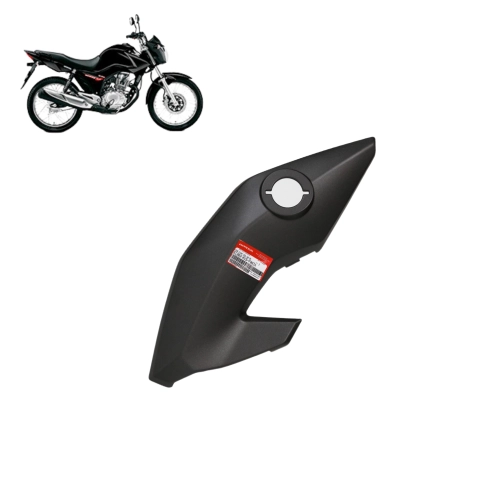 Carenagem Farol Esquerda Fan 150 2014 Preto Fosco Original Honda