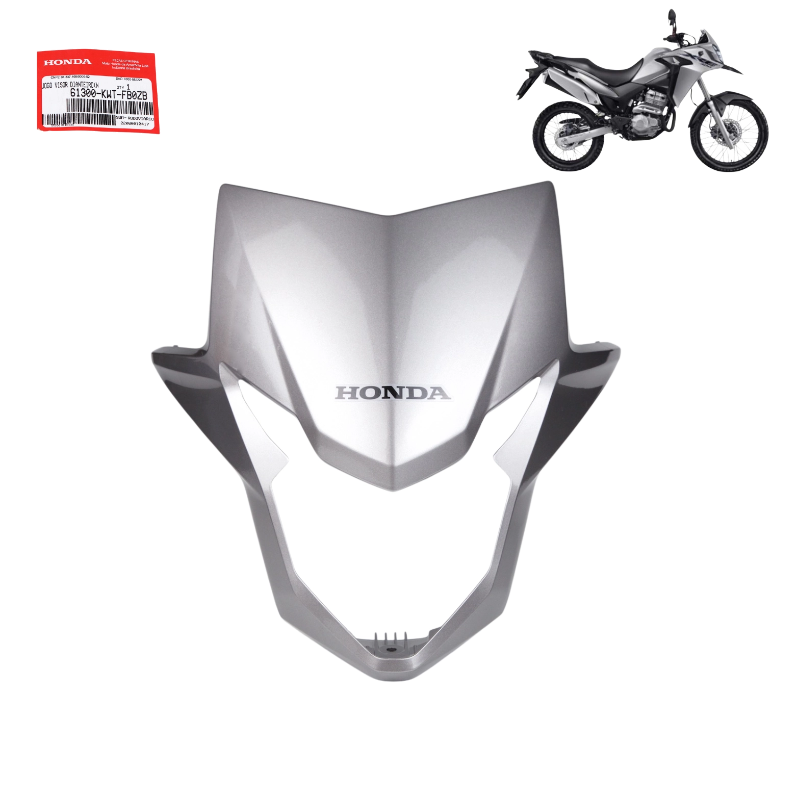 Carenagem Farol Xre 300 2019 Prata Original Honda
