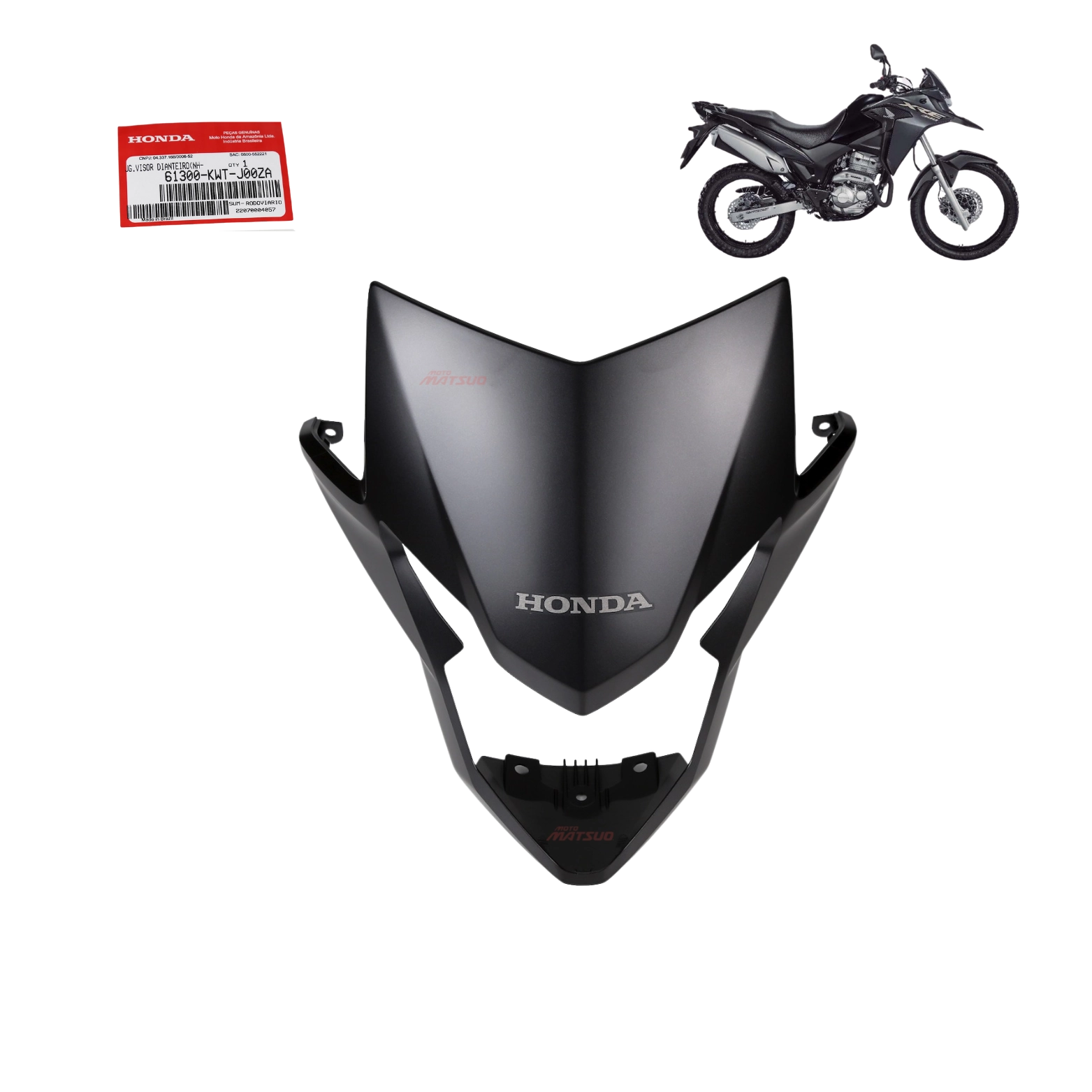 Carenagem Farol Xre 300 2020 2021 Cinza Fosco Original Honda