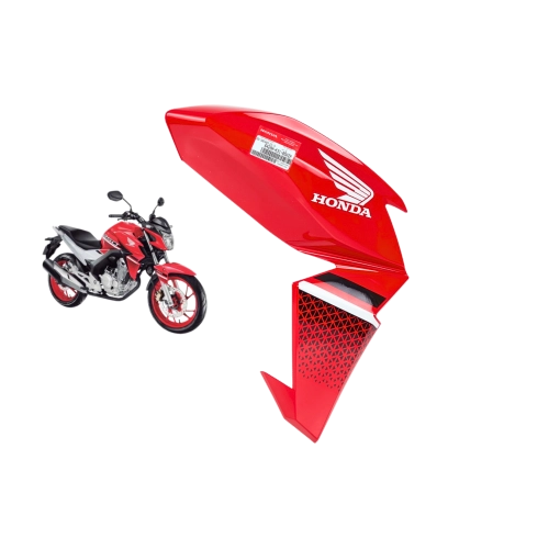 Carenagem Lateral Direita Tanque Honda CB 250F Twister 2022 Vermelha Original Carenagem Lateral Direita Tanque Honda CB 250F Twister 2022 Vermelha Original