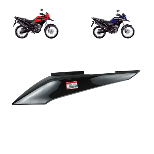 Carenagem Rabeta Esq Xre190 2022 2023 Preta P/moto Azul/verm