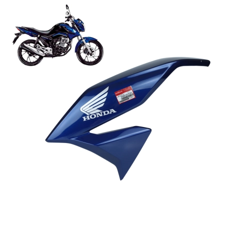 Carenagem Tanque Esquerda Cg Titan 160 Ex 2024 Azul Original