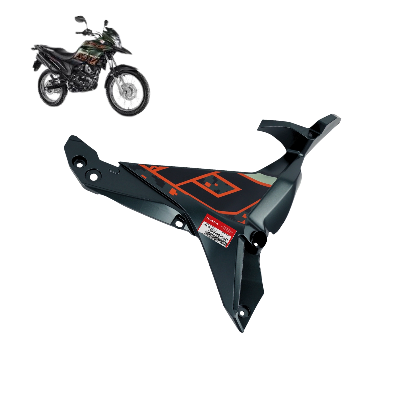 Complemento Direita Tanque Xre 190 2024 Adventure Original Honda