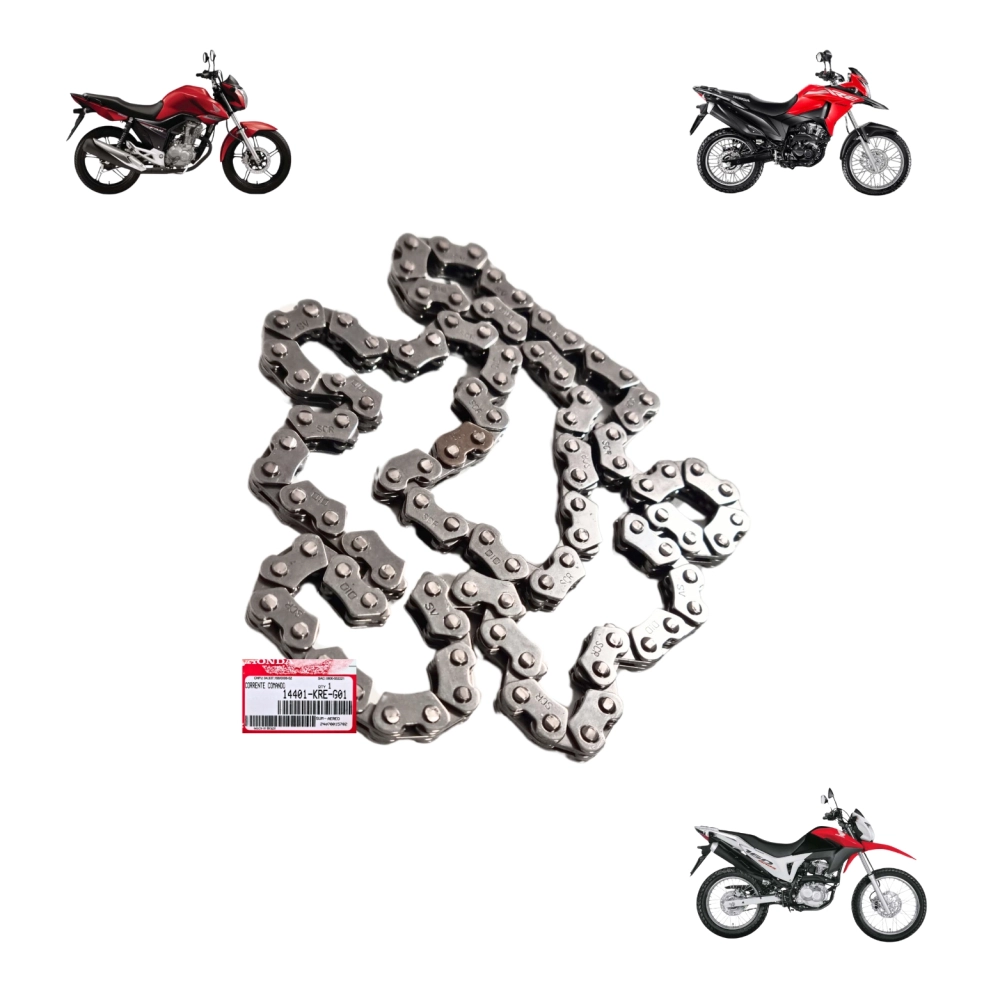 Corrente Comando Cg 160 2016 A 2017 Nxr Bros 160 2015 A 2017 Xre 190 2016 a 2024