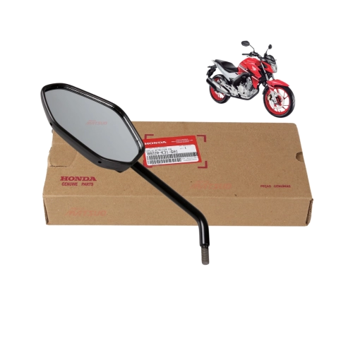 Espelho Retrovisor Esquerdo sem porca CB250F Twister 2019 a 2022 Original Honda