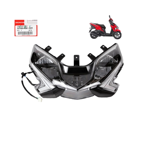 Farol Bloco Completo Elite 125 2019 A 2024 Original Honda