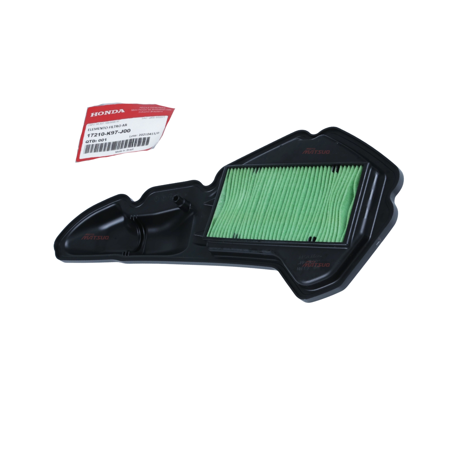 Filtro Ar Pcx 150 2019 A 2022 Original Honda