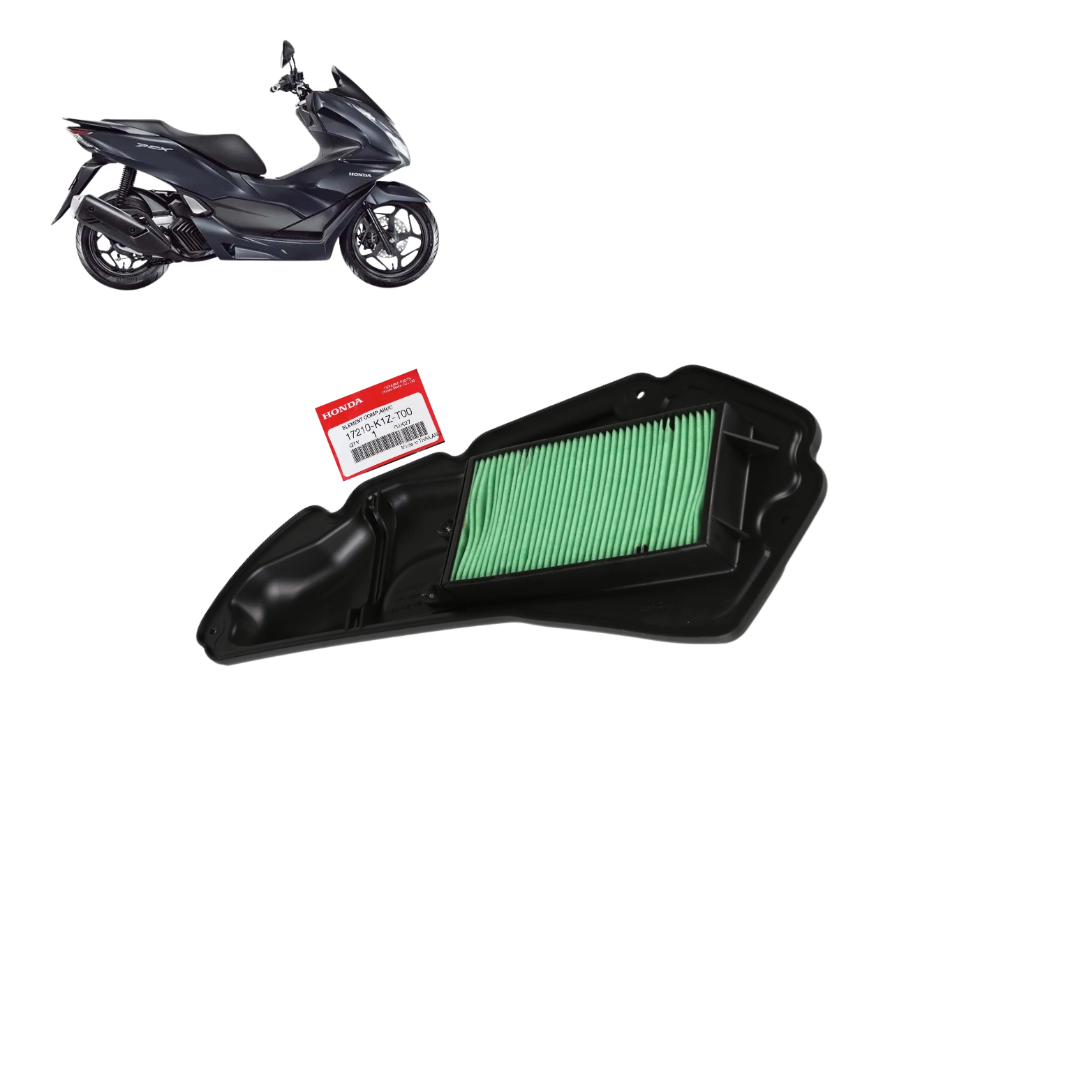 Filtro Ar Pcx Adv 160 2023 a 2026 Original Honda