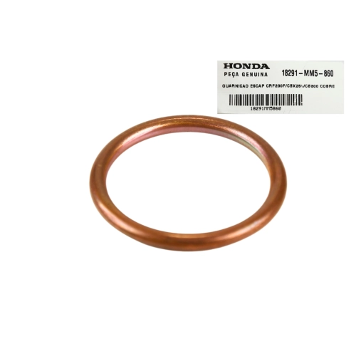 Guarnicao Escape Cobre Cbx 250 Twister Cb 300r Cobre Original Honda