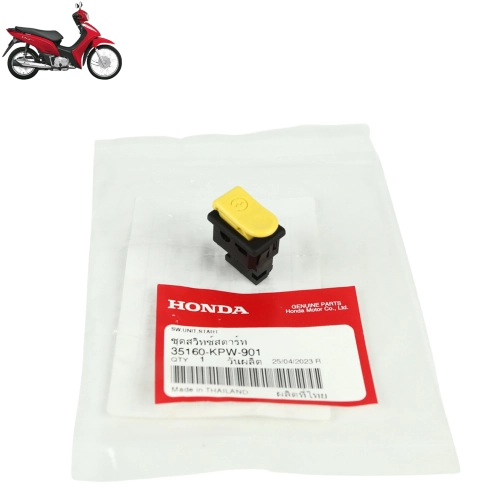 Interruptor Botao Partida Biz 100 110i 125 2006 a 2017 Original Honda