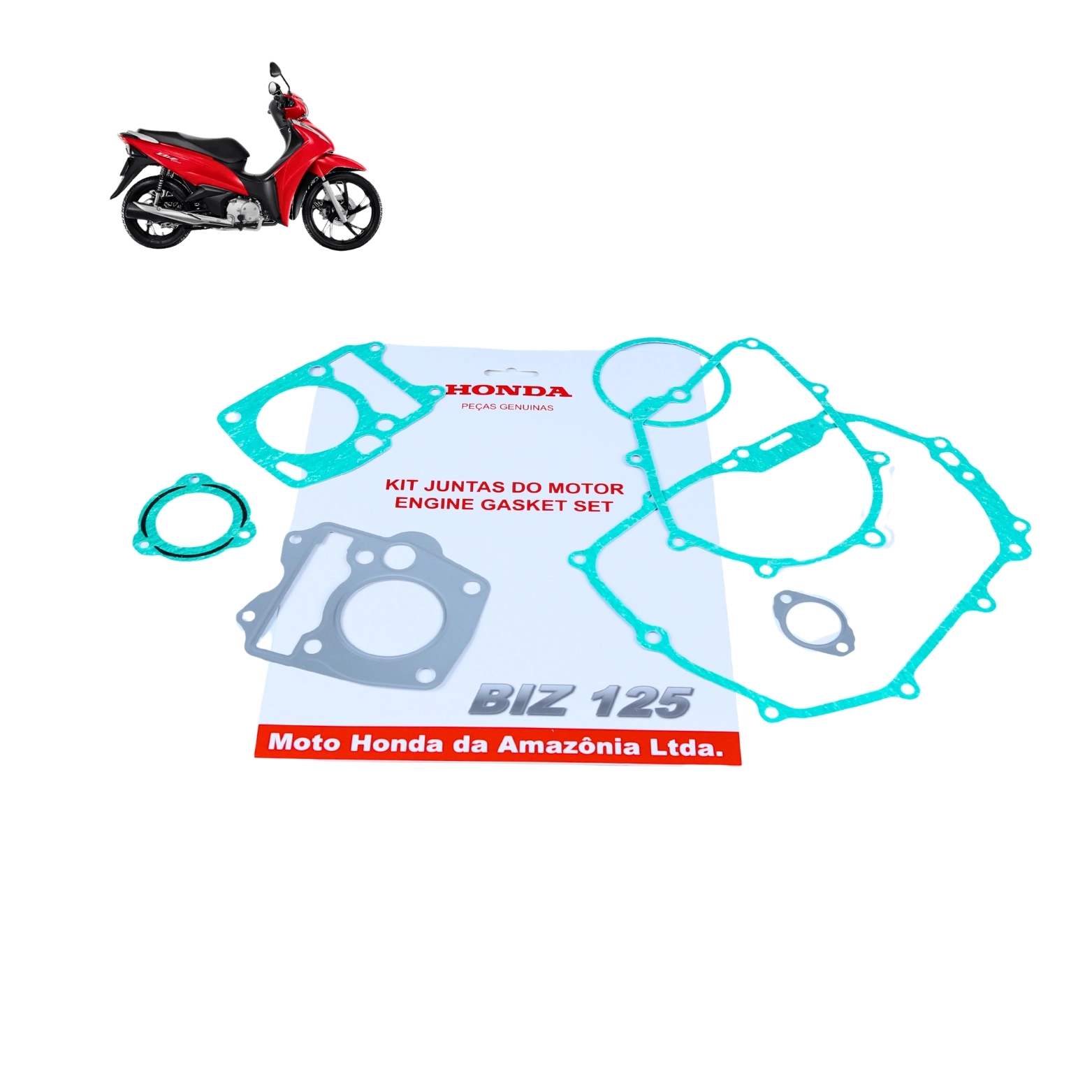 Jogo Juntas Motor Biz 125 2006 A 2024 Original Honda Jogo Juntas Motor Biz 125 2006 A 2024 Original Honda