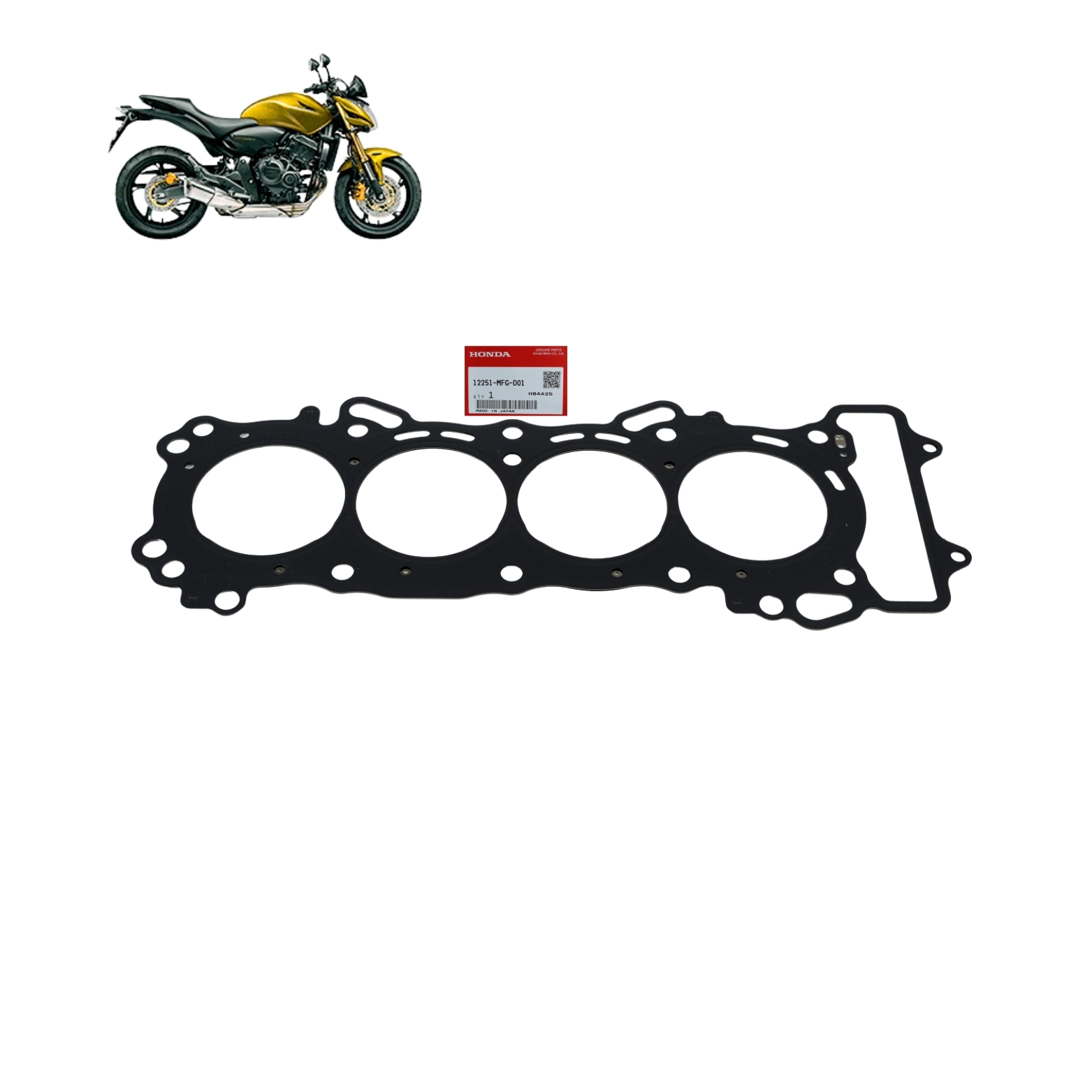 Junta Cabecote Cb600f Hornet 2008 A 2014 Original Honda
