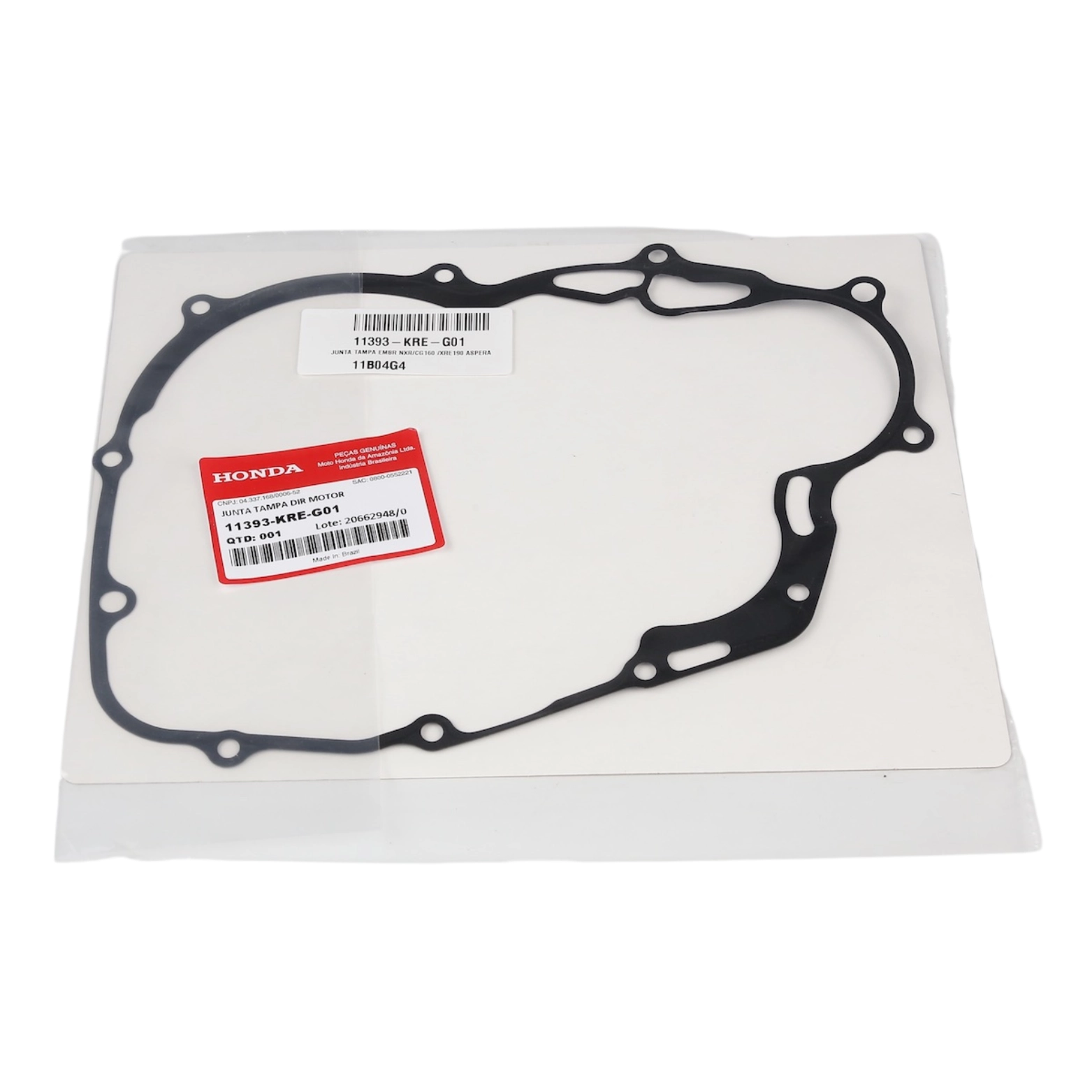 Junta Tampa Embreagem CG160 BROS160 XRE190 2016 A 2024 Original