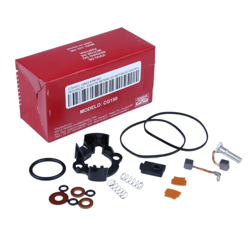Kit Escova Motor Partida Cg Titan Fan 150 160 Honda Hamp