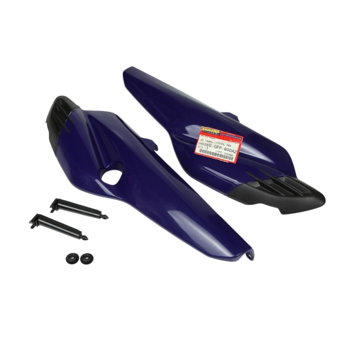 Kit Par Tampa Lateral Pop 100 2008 2009 Azul Hamp Original