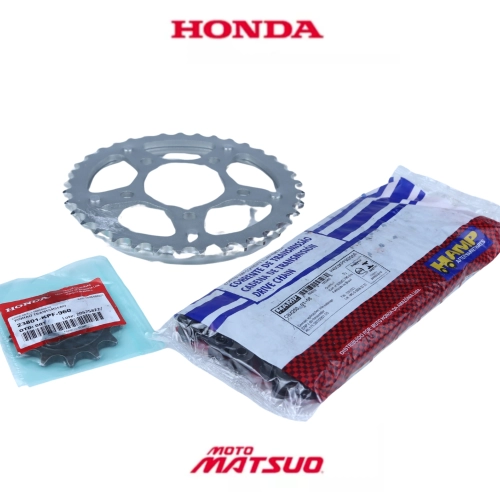 Kit Relaçao Cbx 250 Twister 2001 A 2008 Honda Hamp Original