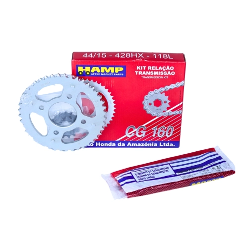 Kit Relação Cg Titan Fan Start Cargo 160 Hamp Original Honda Kit Relação Cg Titan Fan Start Cargo 160 Hamp Original Honda