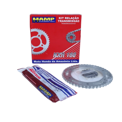 Kit Relação Nxr Bros 160 Xre 190 Honda Hamp Original Kit Relação Nxr Bros 160 Xre 190 Honda Hamp Original