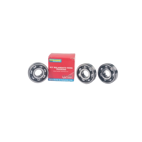 Kit Rolamento Roda Traseira CG 125 Cargo Fan 2009 a 2018 Original Hamp Honda Kit Rolamento Roda Traseira CG 125 Cargo Fan 2009 a 2018 Original Hamp Honda
