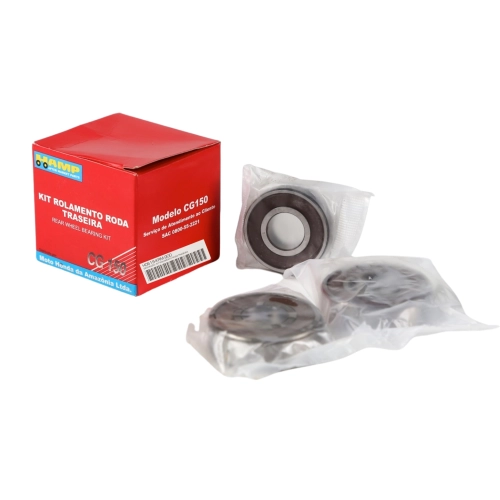 Kit Rolamento Roda Traseira Cg Titan Fan 150 160 Honda Hamp