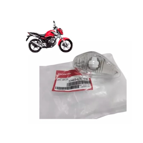 Lente Pisca Dianteiro Esquerdo e Traseiro Direito Cg Titan 160 Nxr Bros 160 Original Honda