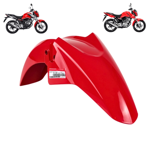Paralama Diant Titan 160 2023 Fan160 2023 2024 Vermelho Original Honda