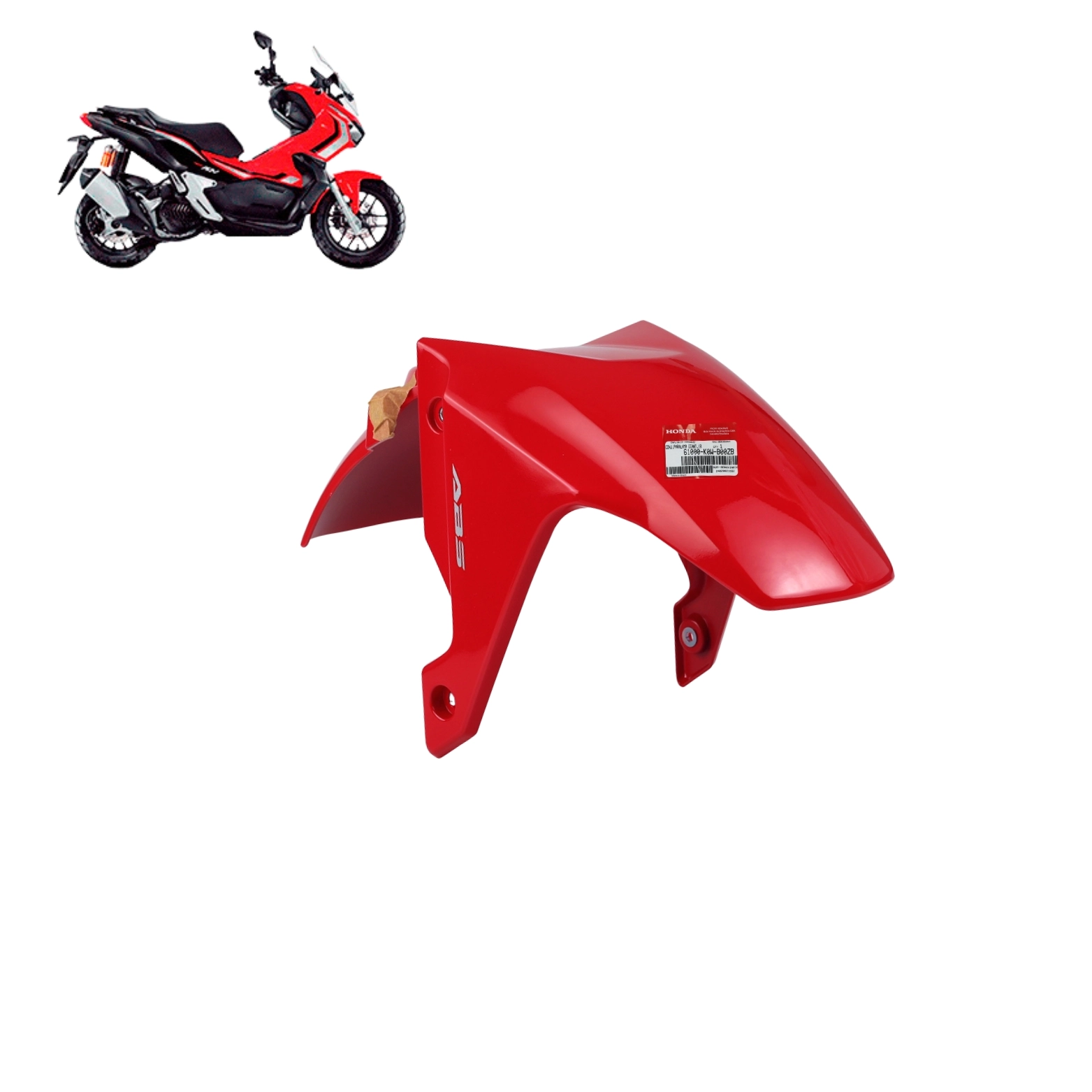 Paralama Dianteiro Adv150 2021 2022 2023 Vermelho Original Paralama Dianteiro Adv150 2021 2022 2023 Vermelho Original