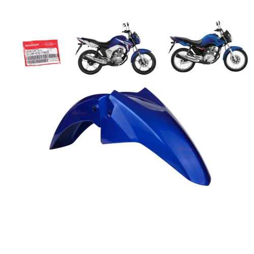 Paralama Dianteiro Cg Titan 150 Fan 150 2014 Azul Original Honda