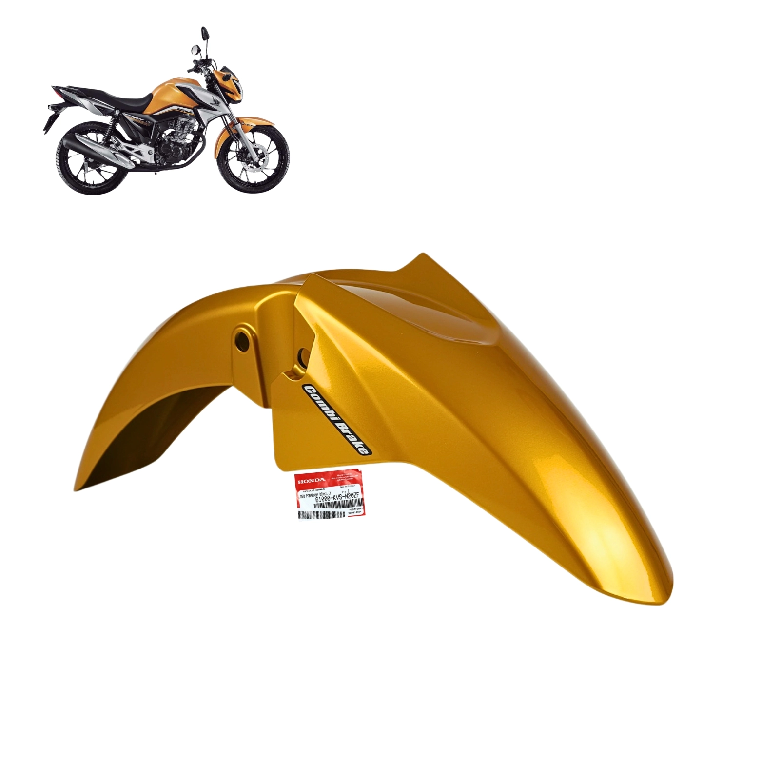 Paralama Dianteiro Cg Titan 160 2022 Amarelo Cbs Original Honda
